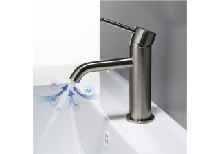 Смеситель для раковины Aquatek Европа AQ1310BGM оружейная сталь